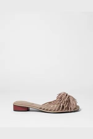 & OTHER STORIES Leder-Pantoletten Mit Quasten