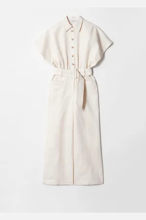 & OTHER STORIES Jumpsuit Mit Gürtel - Beige