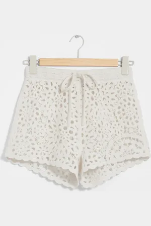 & OTHER STORIES Häkelshorts - Weiß
