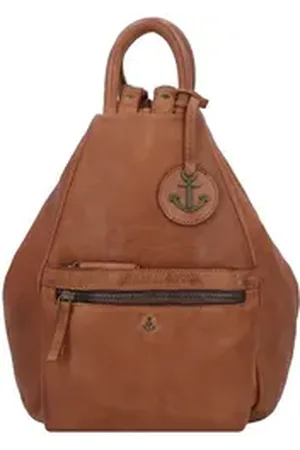 HARBOUR 2nd Cityrucksack Anchor Love, Leder braun