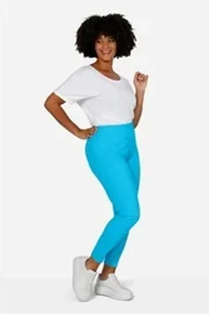 Angel of Style Angel of Style Leggings Leggings Tight Fit Rippjersey Elastikbund blau|grün 54