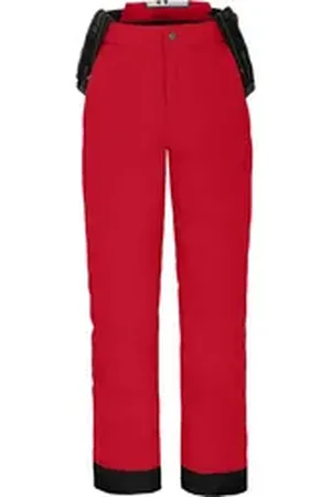 Bergson Skihose PELLY MAXI Kinder Skihose, wattiert, 20000 mm Wassersäule, Normalgrößen, China r rot 140
