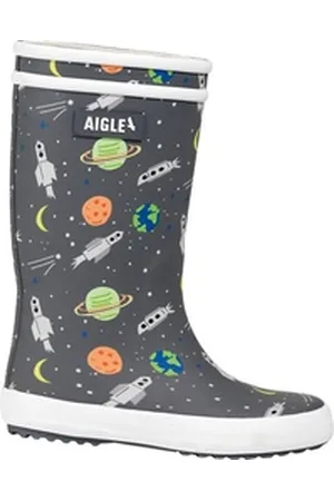 Aigle Lolly-Pop Play 2 Weltall Gummistiefel bunt|grau 24