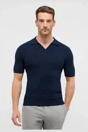 ETERNA Poloshirt blau 2XL