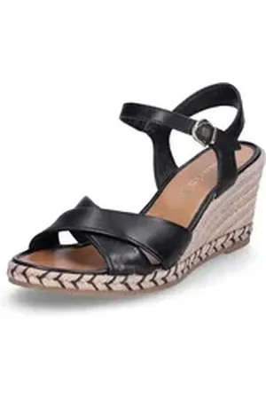 Tamaris Damen Sandalette schwarz Sandale schwarz 39 EU