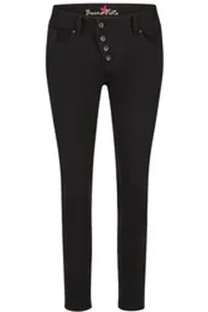 Buena Vista Stretch-Jeans MALIBU 7/8 black 2503 B5122 681 O.014 - Stretch Twill schwarz XL