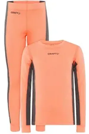 Craft Thermounterhemd Core Dry Baselayer Set Junior (Oberteil mit langen Ärmeln, lange Hose) mit Flatlocknähten 146-152