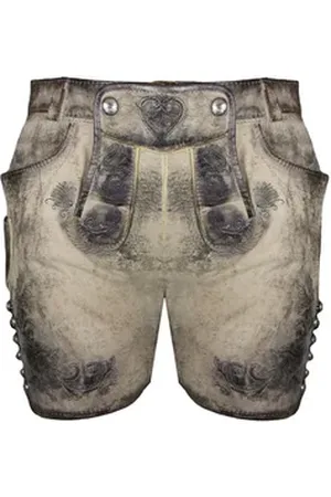 Mark Maddox Trachtenlederhose Kurze Damen Short 