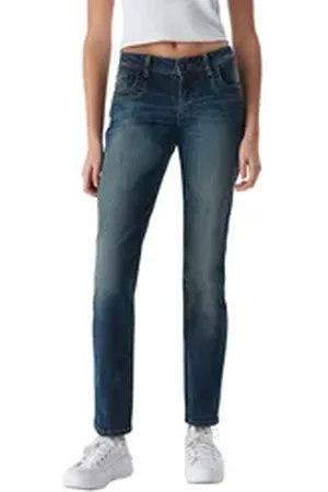 LTB Straight-Jeans Damen Jeanshose Valentine Regular Fit Denim Hose mit Stretch blau 25W / 30L