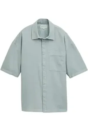 TOM TAILOR Denim Kurzarmhemd garment dye twill overshirt XL