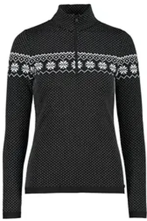 CMP Fußballtrikot Damen Trikot Woman Sweat Knitted HZ Shirt 7H96146 schwarz 42