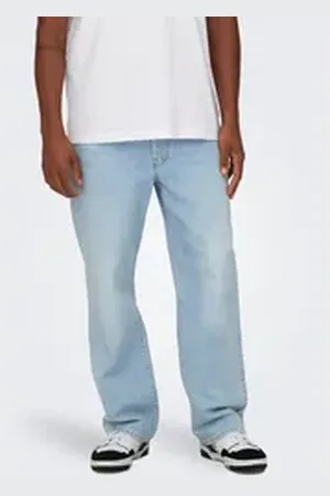 Only & Sons Loose-fit-Jeans ONSFADE LOOSE WB 6778 A14 DNM NOOS blau 34