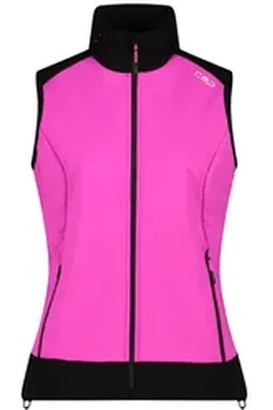 CMP Funktionsweste Damen Softshellweste WOMAN VEST FIX HOOD 34A2426 rosa 42
