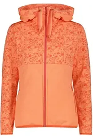 CMP Sweatjacke Damen Kapuzenjacke FIX HOOD 35E7426 orange 38
