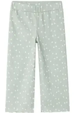 NAME IT Schlupfhose NMFJUDY WIDE PANT grün 92