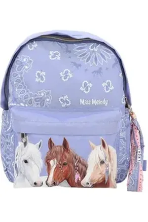 Depesche Kinderrucksack Miss Melody Rucksack BANDANA 10 x 24,5 x 30 cm (1 Rucksack, 1-tlg) lila