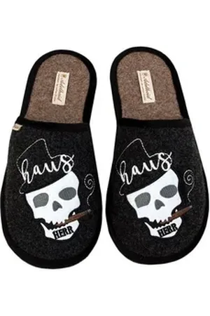 Adelheid Hausherr Filzpantoffel Pantoffel schwarz 40/41