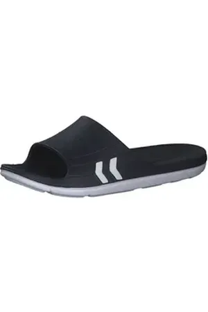 Hummel Unisex Badeschlappen Nielsen Sandal 206571 Badeschuh blau 33