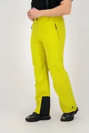 Killtec Skihose KSW 308 MN SKI PNTS mit Schneefang, Kantenschutz und abnehmbaren Trägern gelb L