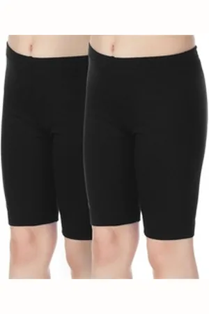 Merry Style Leggings Mädchen Kurze Leggings aus Viskose MS10-132 2-Pack (2-tlg) elastischer Bund schwarz 110