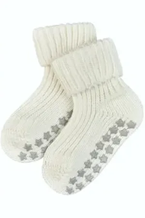Falke Freizeitsocken Baby Hausstrümpfe Cotton Catspads SO CP 10603 weiß 12-18M