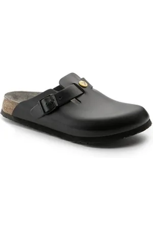 Birkenstock BOSTON ESD Pantolette antistatisch, aus Naturleder schwarz 48 EU