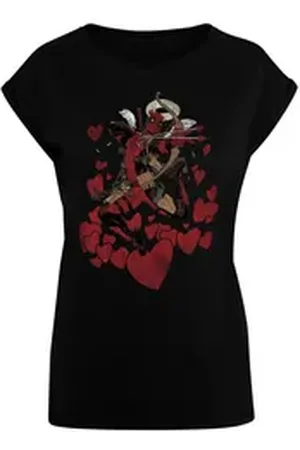 Absolute Cult T-Shirt Damen Ladies Deadpool - Love Angel T-Shirt (1-tlg) schwarz XL