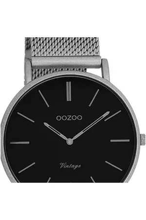 Oozoo Quarzuhr Damen Armbanduhr Timepieces Analog, (Analoguhr), Damenuhr rund, mittel (ca. 36mm) Metallarmband, Fashion-Style silberfarben