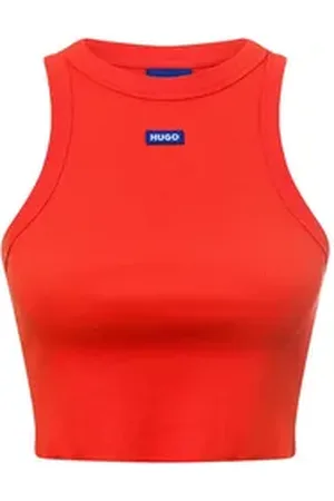 Hugo Blue Crop-Top Baby Tank_B M