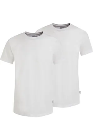 Jockey T-Shirt American T-Shirt (2er Pack) weicher Single-Jersey aus Baumwolle für einen hervorragenden Sitz weiß L