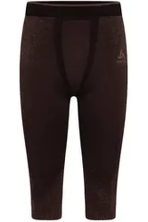 Odlo Lange Unterhose Herren Unterhose BL BOTTOM 3/4 BLACKCOMB ECO 196402 braun S
