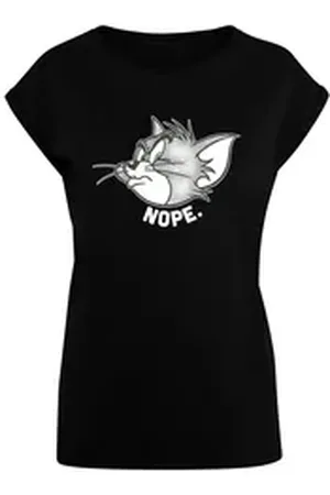 Absolute Cult T-Shirt Damen Ladies Tom and Jerry - Nope T-Shirt (1-tlg) schwarz XL