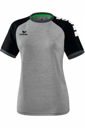 Erima Fußballtrikot Damen Trikot Zenari 3.0 grau|schwarz 40