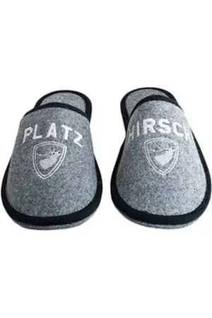 Adelheid Platzhirsch Filzpantoffel Pantoffel grau 42-43 EU