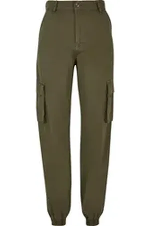 DEF Stoffhose Damen Aya Cargopants (1-tlg) grün M