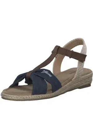 QS by s.Oliver 5-48237 Sandalette blau 33 EU
