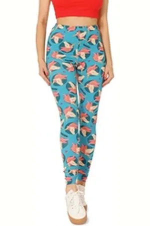Merry Style Leggings Mädchen Jugend Lange Leggings MS10-408 (1-tlg) elastischer Bund blau 176