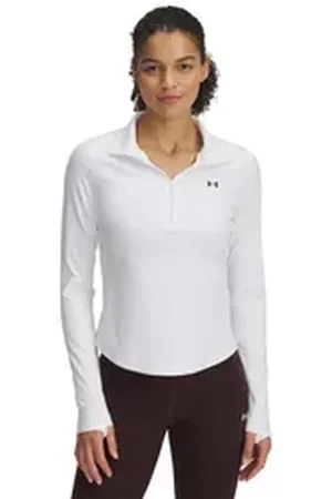 Under Armour ® Langarmshirt Damen Shirt Motion 1/2 Zip EMEA 6001618 weiß L