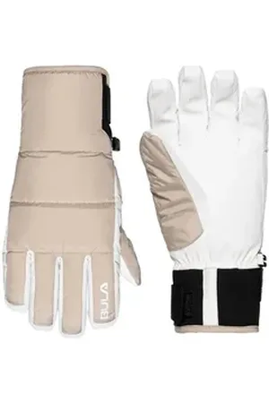Bula Skihandschuhe Piste mit 10.000 mm Wassersäule beige L