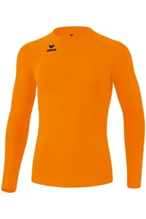 Erima Unterziehshirt Unisex Langarm Shirt Athletic Longsleeve orange S