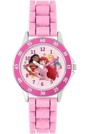 Disney Jewelry Quarzuhr Princess Time Teacher, (Set) rosa