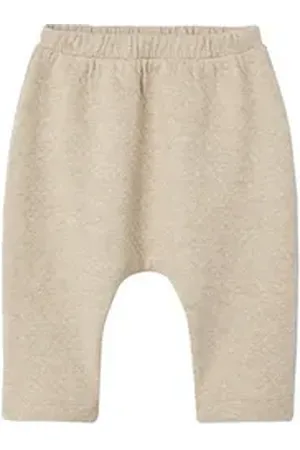 Vertbaudet Hose & Shorts Baby-Set: Sweatshirt & Hose beige 68
