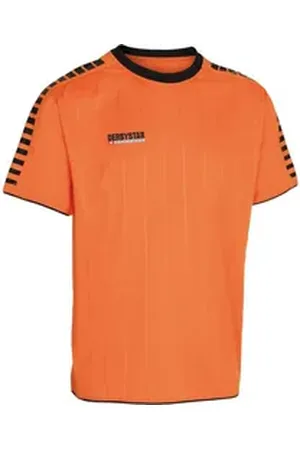Derbystar Fußballtrikot Herren Hyper Trikot orange|schwarz XXXL