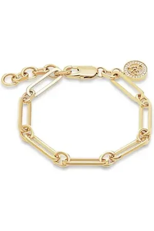 GMK Collection GUIDO MARIA KRETSCHMER Edelstahlarmband Damen-Armband Edelstahl 23 Zirkon gelb|goldfarben