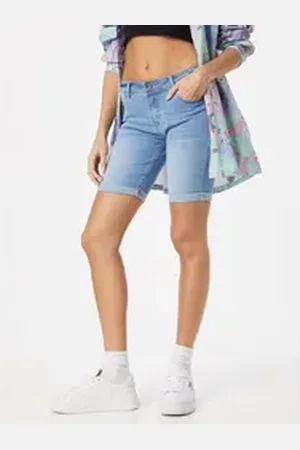 Hailys Jeansshorts Jenny (1-tlg) Plain/ohne Details blau S