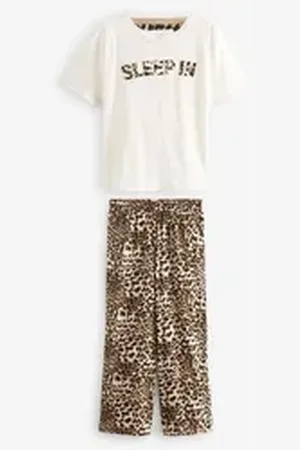 Next Pyjama Pyjamas aus Baumwollgemisch (2 tlg) beige XL (Langgröße)