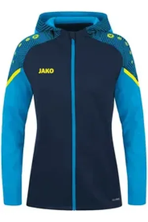 Jako Trainingsjacke Damen Kapuzenjacke Performance 6822 blau 44