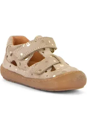 Froddo ® Ollie Sandal Sandale, Klettschuh, Babyschuh, Sommerschuh mit Klettverschluss beige|goldfarben 23 EU