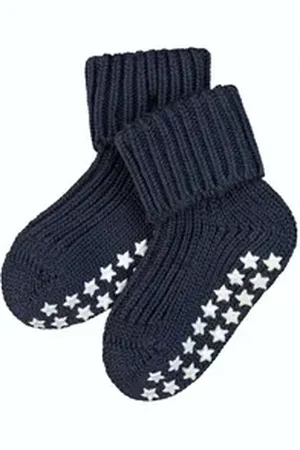 Falke Freizeitsocken Baby Hausstrümpfe Cotton Catspads SO CP 10603 blau 12-18M