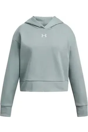 Under Armour ® Kapuzenpullover Mädchen Kapuzenpullover UA Rival Fleece Crop 1379517 grün 160-170